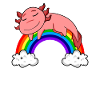 Rainbow Axolotl