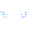 Wings Angel fly blue purple