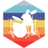 Percussionniste Drums Ladies Drummer
