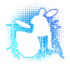Men's Percussionist Drum Kit Drummer