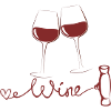 T-shirt WINE