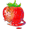 melted strawberry