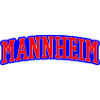 Mannheim Wordmark Red Blue