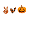 Peace Love Halloween