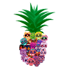 Calavera Pineapple Halloween