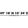 Coordonnées d’Ansbach