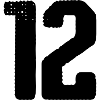 12 Zahl Trikot