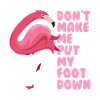 Lustiger Flamingo Spruch