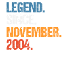 Legend Since November 2004 Birthday