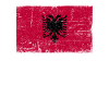 Albanie Drapeau Grunge Albanie Drapeau