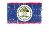 Belize Flag Grunge Belize Flag