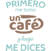 First I have a coffee