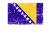 Drapeau de bosnie-Herzégovine