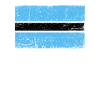 Botswana Flag Grunge Botswana Flag