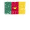 Cameroon Flag Grunge Cameroon Flag