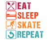 Funny Sleep Roller Skates
