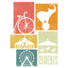 Circus Performer Silhouettes