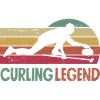 Curling Player Curler Curling Legend