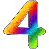 Rainbow 4 Birthday