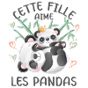 Dieses Mädchen Liebt Pandas