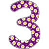 Birthday Three Flowers