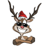 Funny Christmas Reindeer