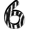 Zebra six 6 anniversaire