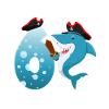 6th Children's Birthday Shark