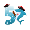 5th Children's Birthday Shark