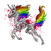 Unicorn skeleton