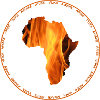 AFRICA OUTLINE CIRCLE Flames
