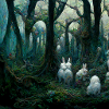 Forêt de lapins