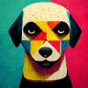 Funny Pop Art Dog