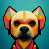 Funny Pop Art Dog