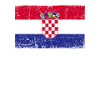 Croatie Drapeau Grunge Croatie Drapeau