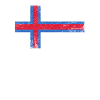 Færøerne Flag Grunge Færøerne Flag