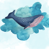 Baleine nage