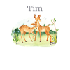 Waldtier Reh Blumen Name Tim