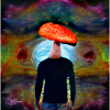 Psychedelic Mushroom Head