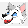 Lächelnder Wolf