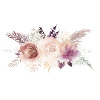Flowers Bouquet Boho customizable