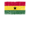 Ghana Flag Grunge Ghana Flag