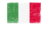 Italy Flag Grunge Italy Flag