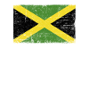 Jamaïque Flag Grunge Jamaïque Drapeau