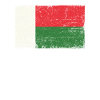 Madagascar Flag Grunge Madagascar Flag