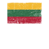 Lithuania Flag Grunge Lithuania Flag