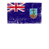Montserrat Flag Grunge Montserrat Flag