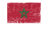 Maroc Drapeau Grunge Maroc Drapeau