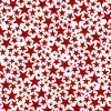 Rote Sternenmuster auf schwarzem Hintergrund