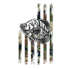 USA Flag Crappie Fish